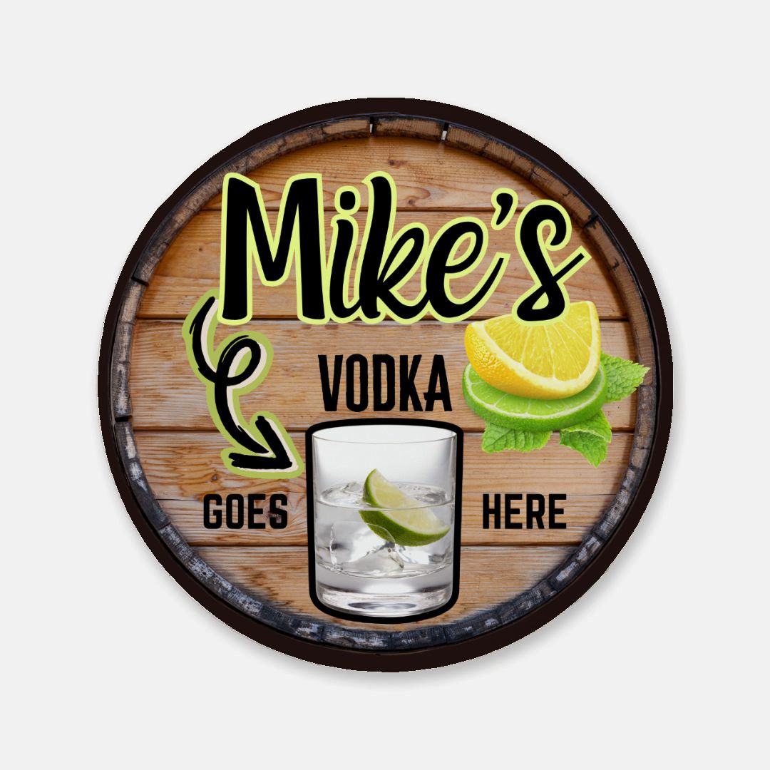 Vodka Goes Here Coaster 3