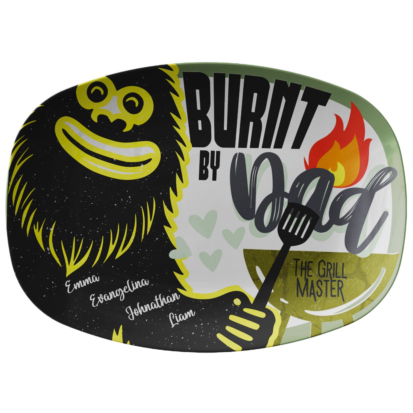 BURNT BY DAD 'SQUATCH PLATTER