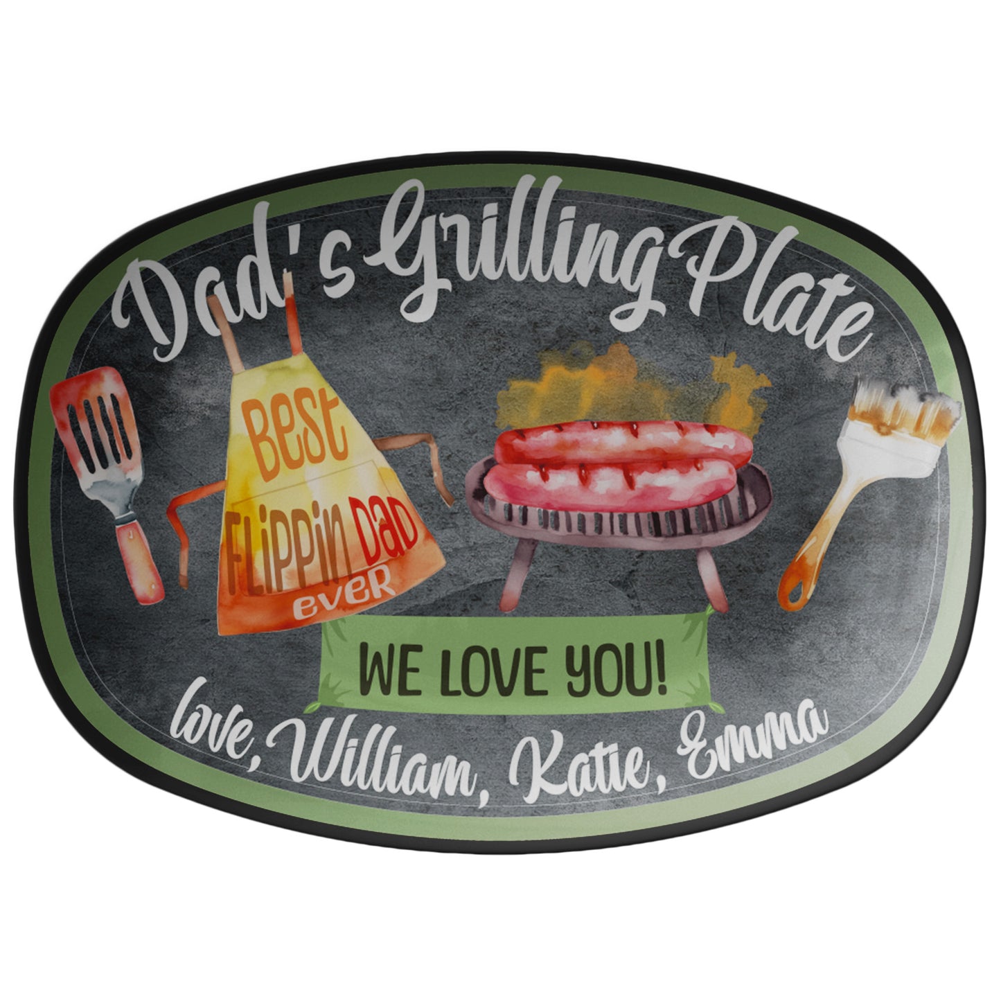 DAD FLIPPIN PLATE 1