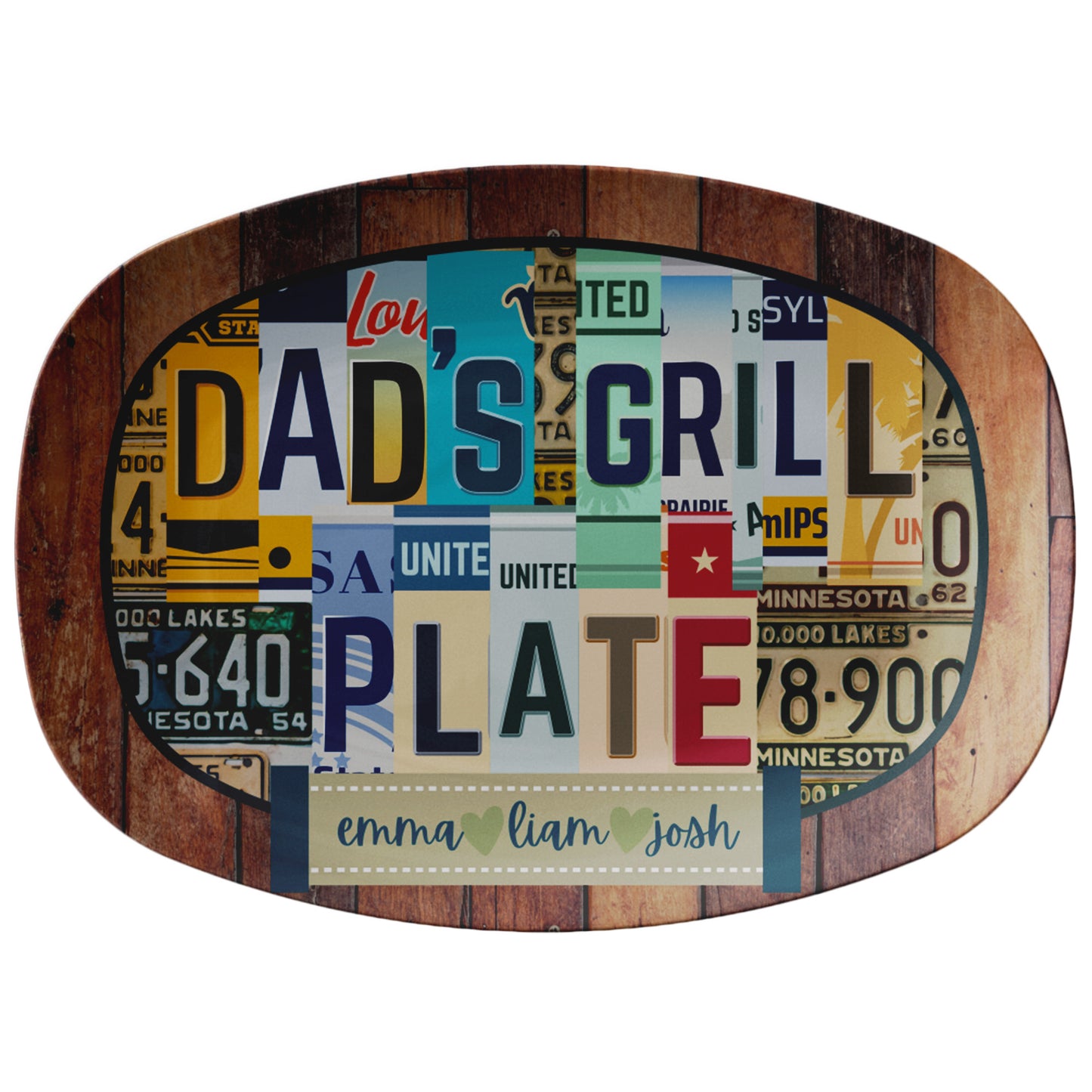 LICENSE PLATE PLATTER 2