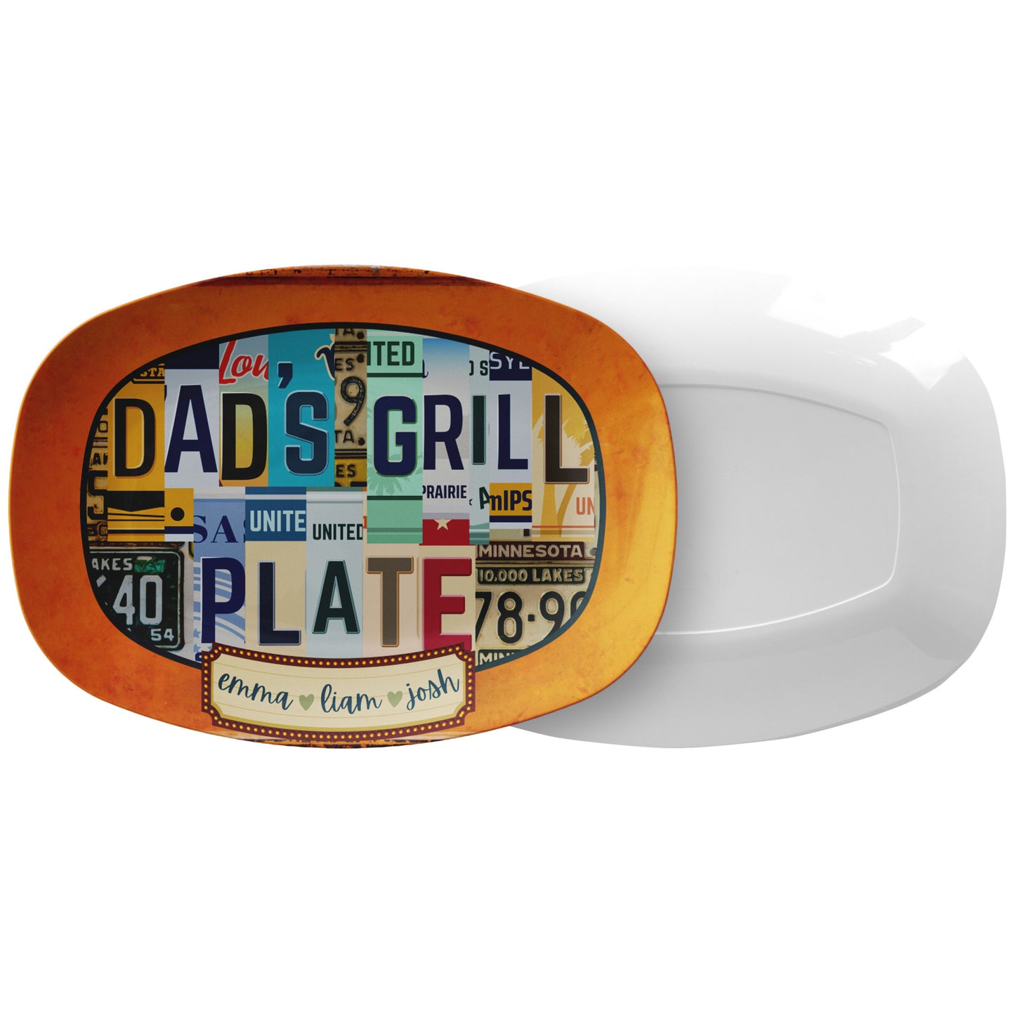 LICENSE PLATE PLATTER 1